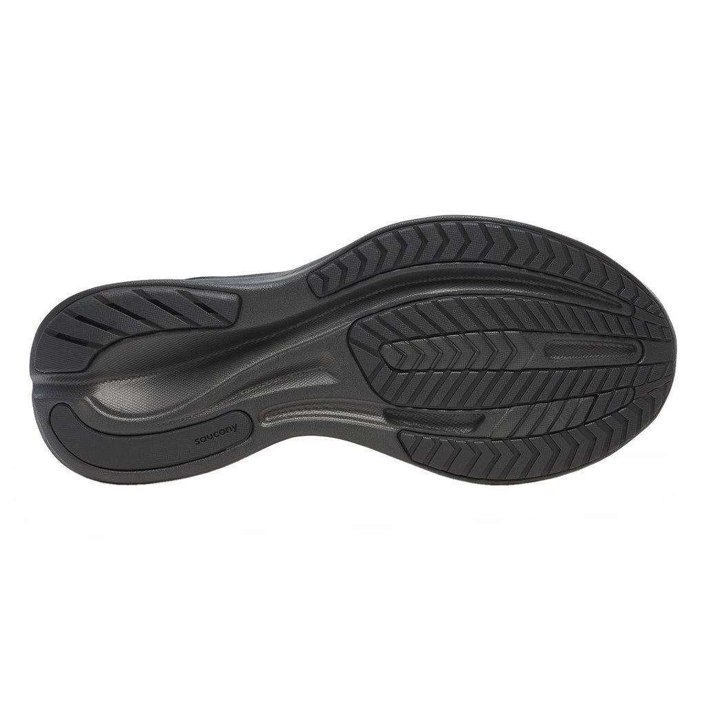 Saucony Womens Cohesion 18 (Wide) Shoes Runners Sneakers in Triple Black