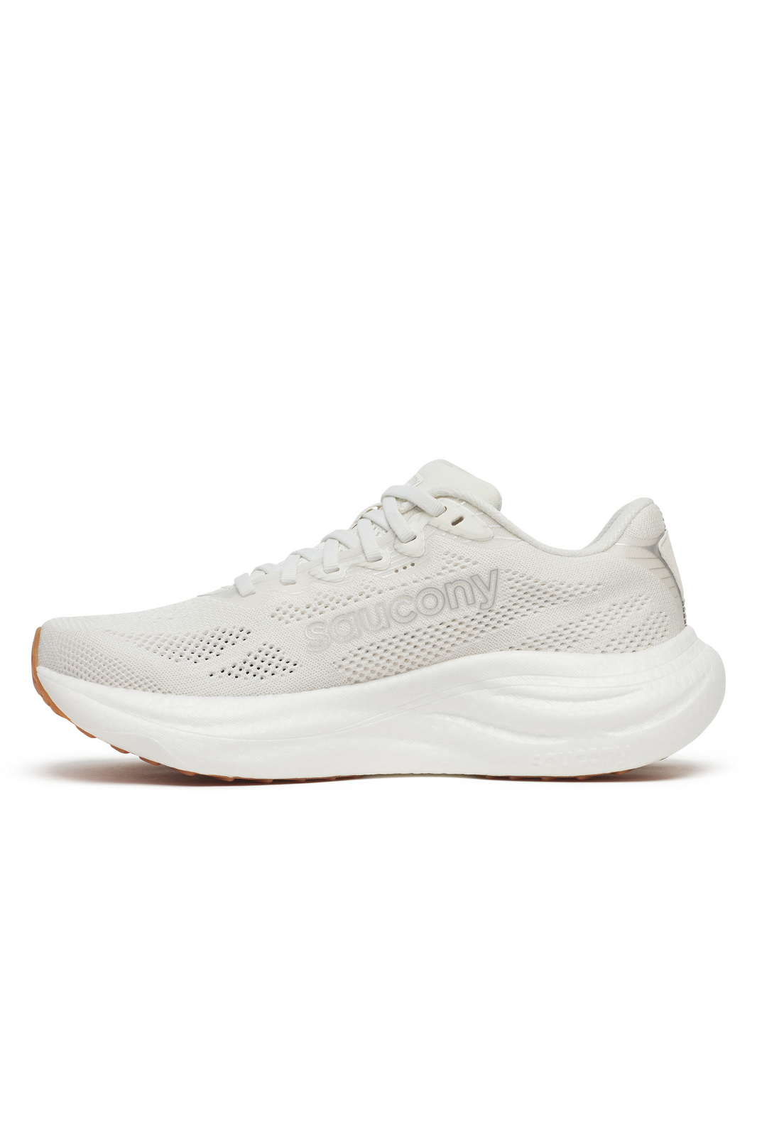 Saucony Womens Ride 19 Sneakers Shoes Running Runners in Ivory/Gum