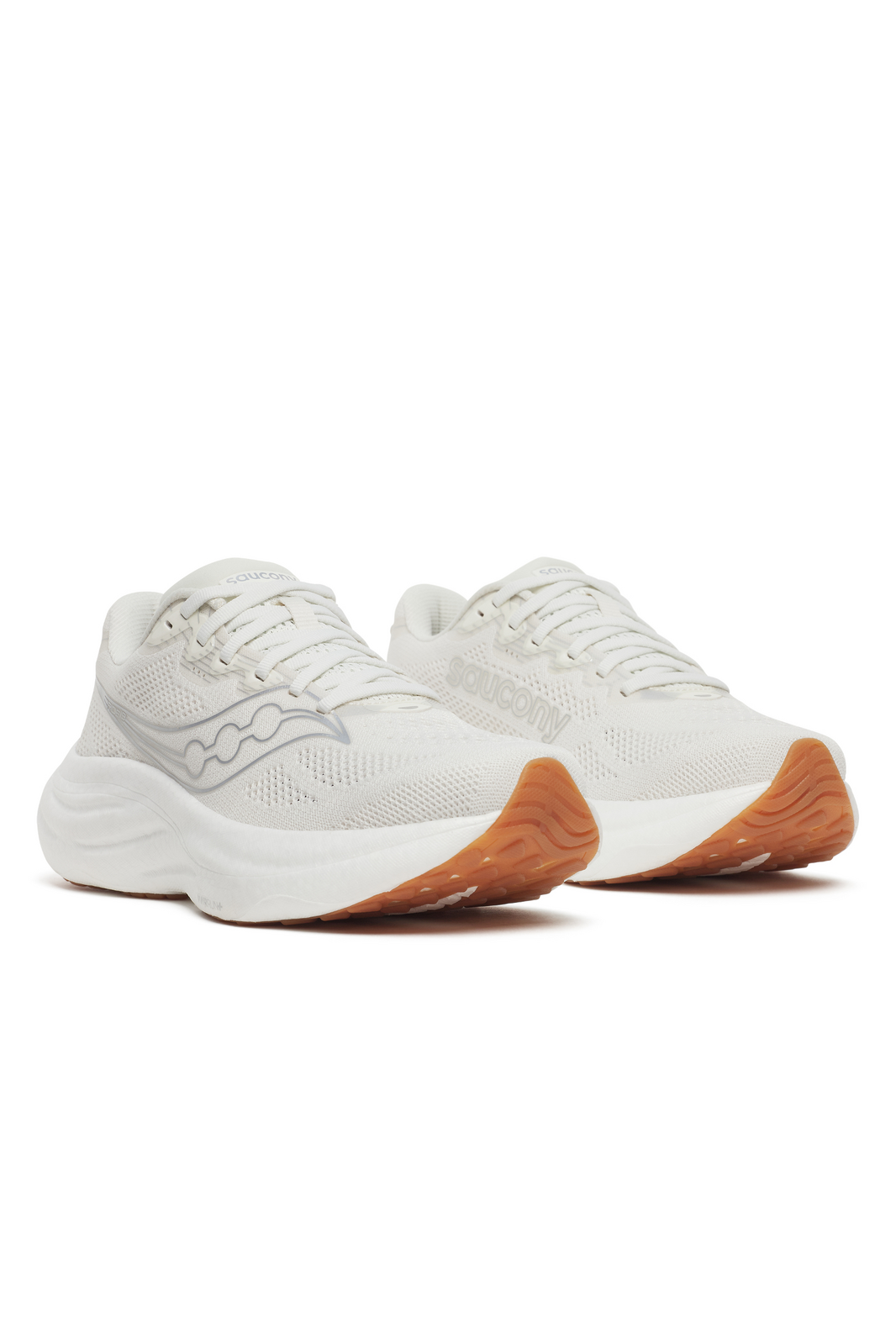 Saucony Womens Ride 19 Sneakers Shoes Running Runners in Ivory/Gum