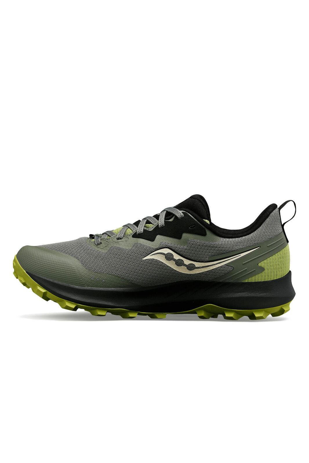 Saucony Mens Peregrine 14 GTX Gore Tex Shoes Sneakers Runners in Bough/Olive-4