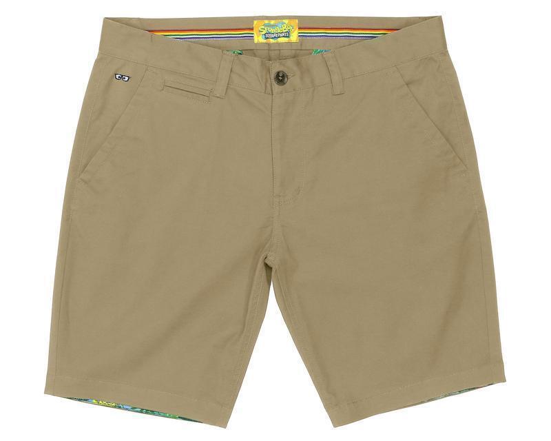 SpongeBob Squarepants Mens Hawaiian Shorts Summer - Sand-0