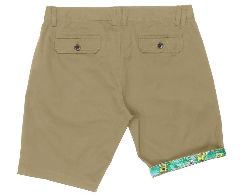 SpongeBob Squarepants Mens Hawaiian Shorts Summer - Sand-3