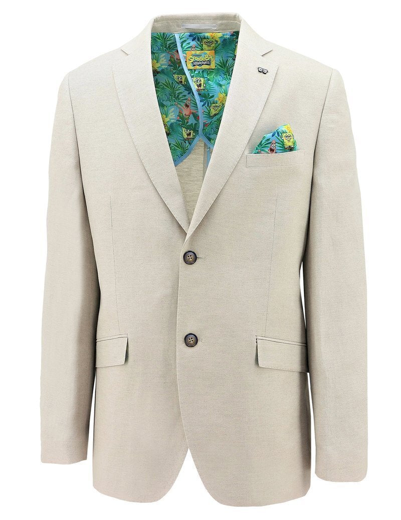 SpongeBob Squarepants Sports Suit Jacket Coat - Sand-1