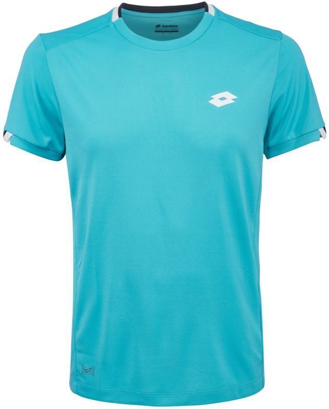 Lotto Boy's Aydex III Tee Shirt Deep Dry Tenis Sport Kids - Java/Navy-0