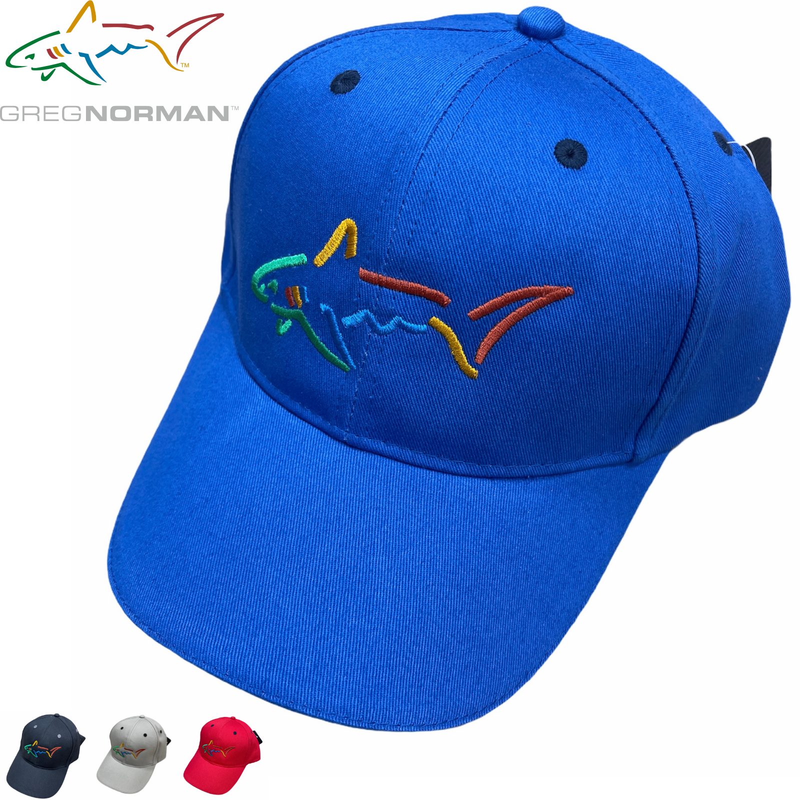 GREG NORMAN Cotton Golf Baseball Cap Hat Adjustable - One Size-1