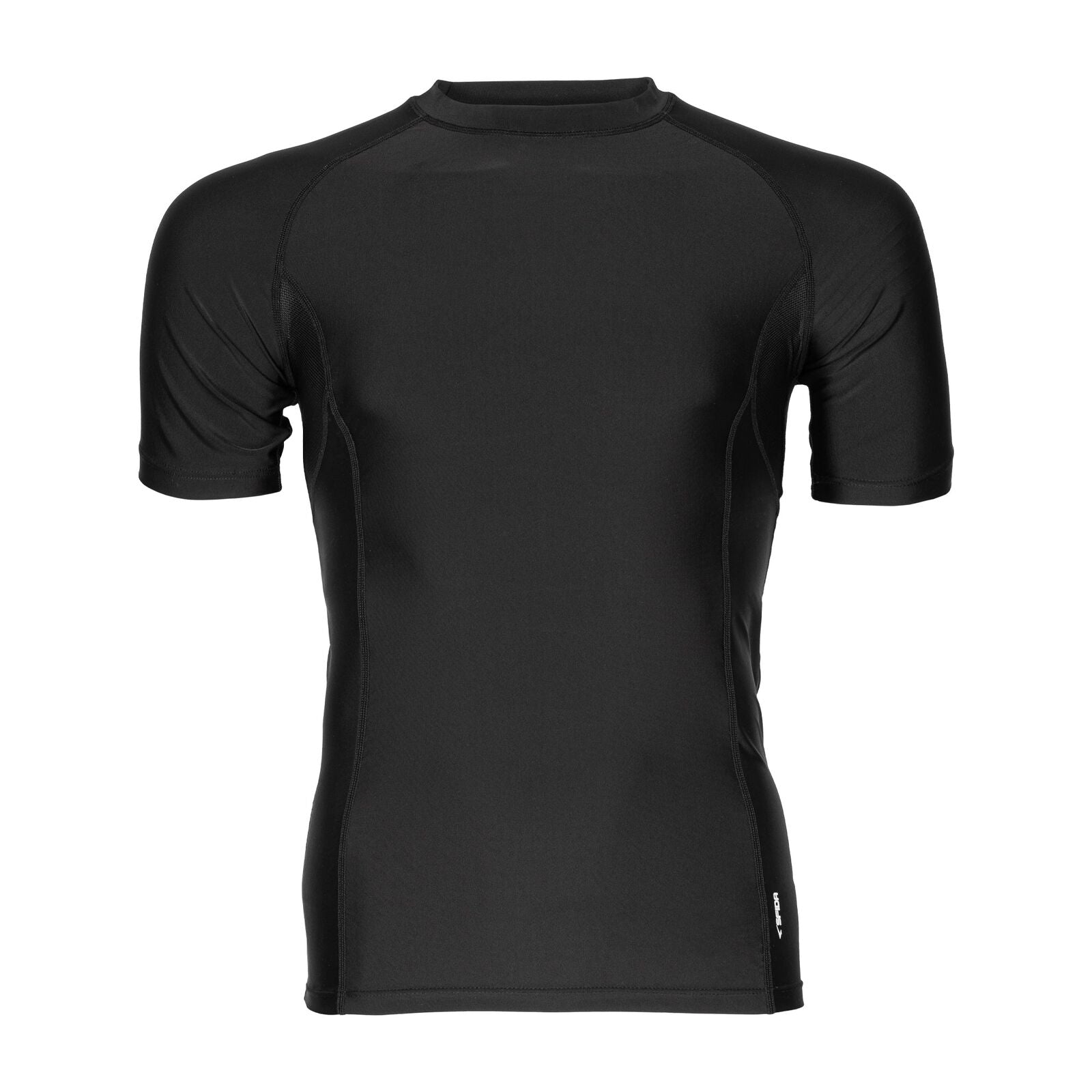Sfida Mens Compression Short Sleeve T-Shirt - Black (Sports Base Layer)-1