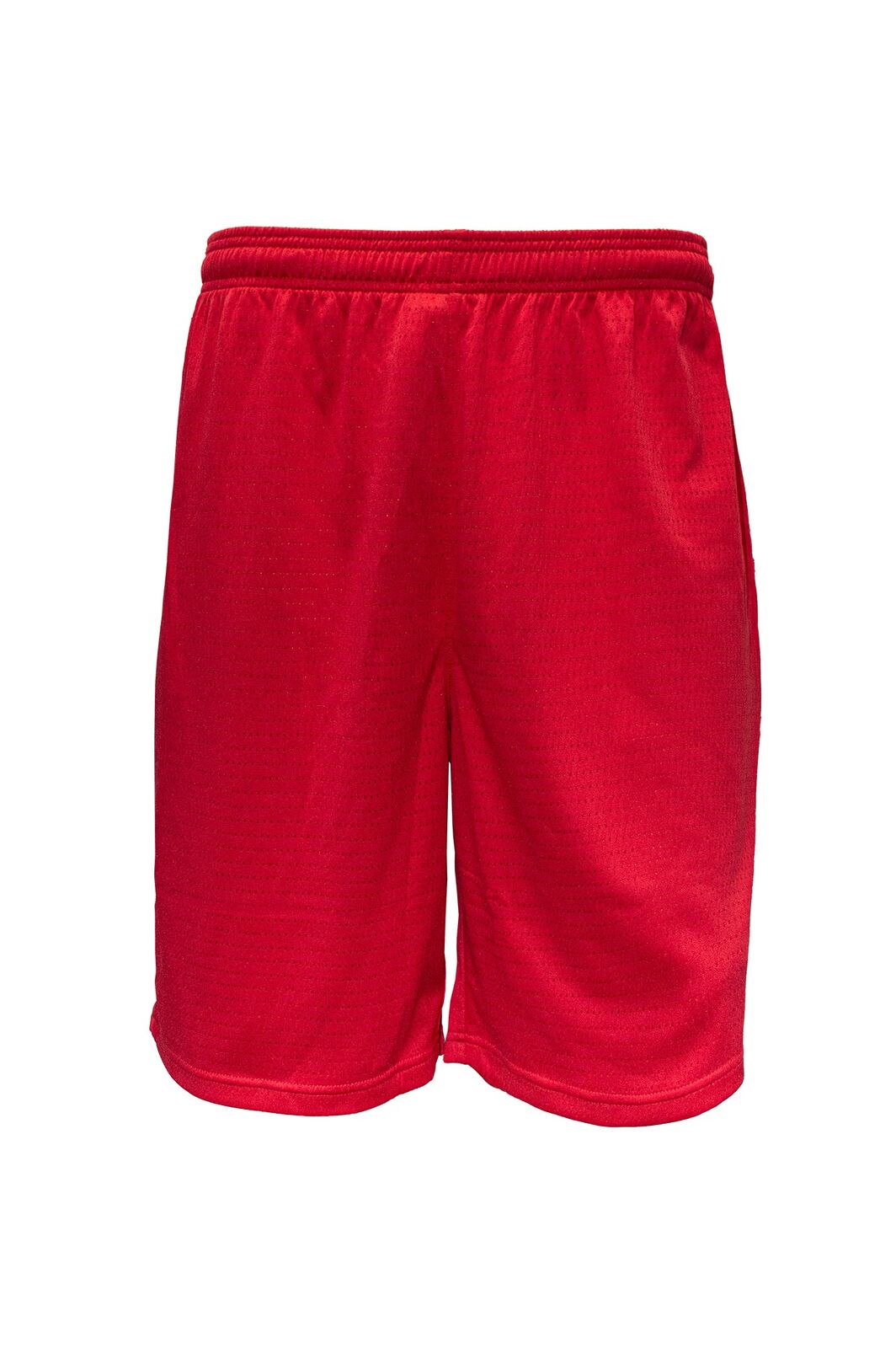 Sfida Swish Mens Mesh Basketball Shorts in Red