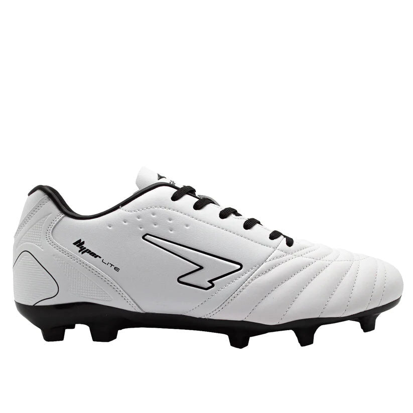 Sfida Elite Senior Mens Football Soccer Boots in White/Black