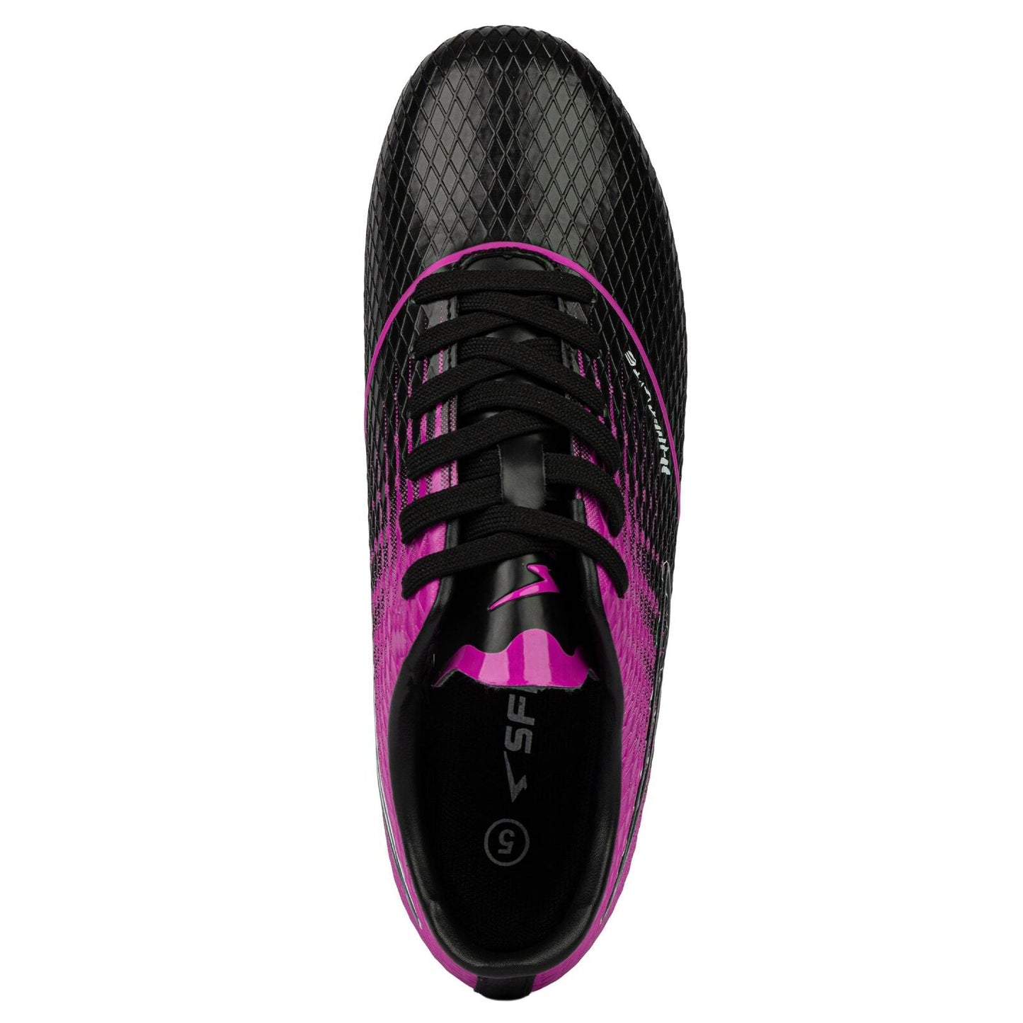 Sfida Equaliser Junior Football Soccer Boots - Black/Purple (Childrens/ Kids)-4