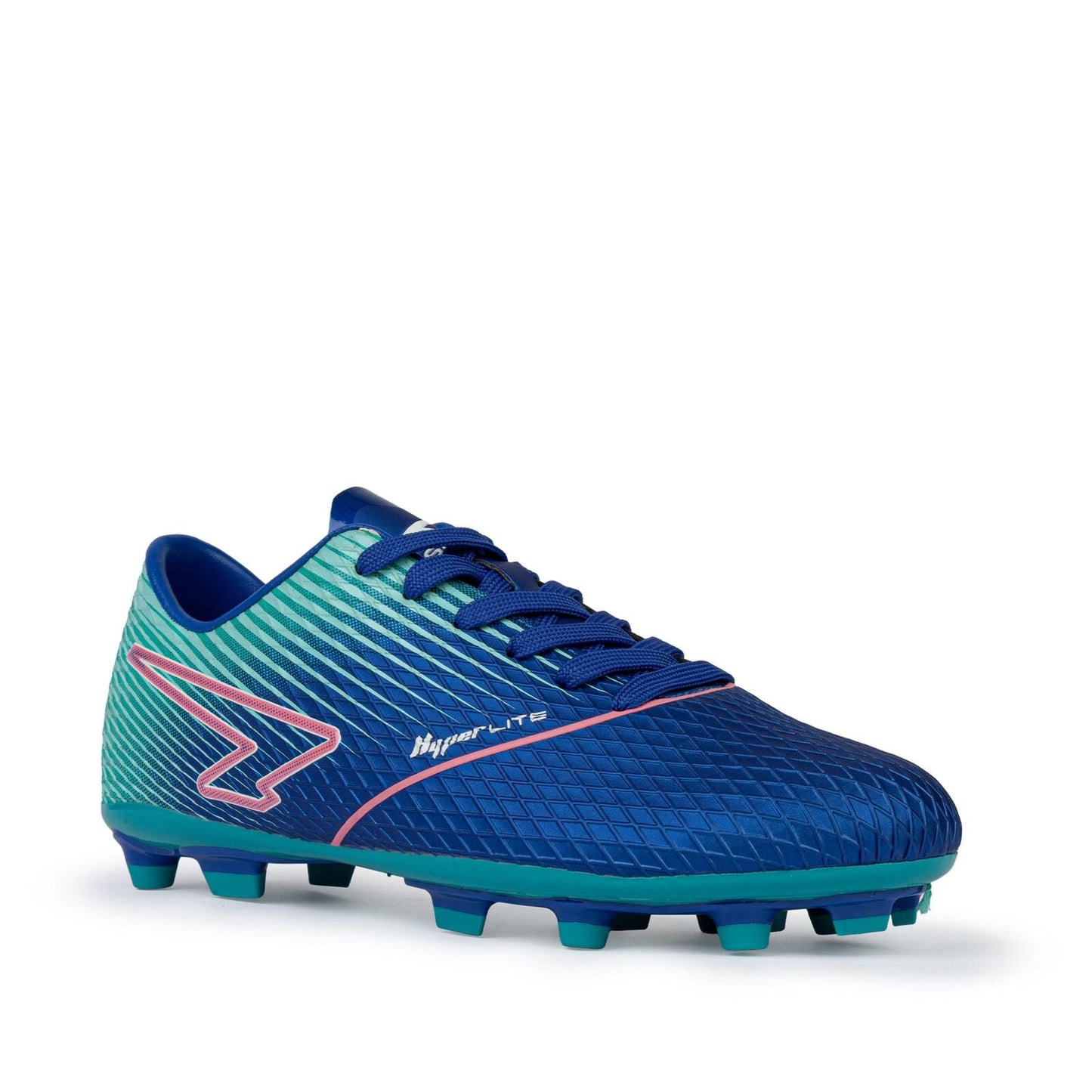 Sfida Equaliser Junior Football Soccer Boots - Royal/Mint/Pink (Childrens/ Kids)-3