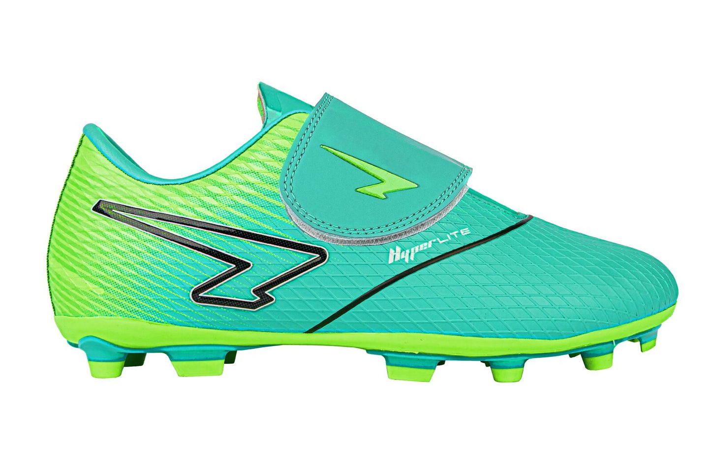 Sfida Equaliser V Strap Junior Football Soccer Boots - Aqua/Lime (Childrens/Kids)-3