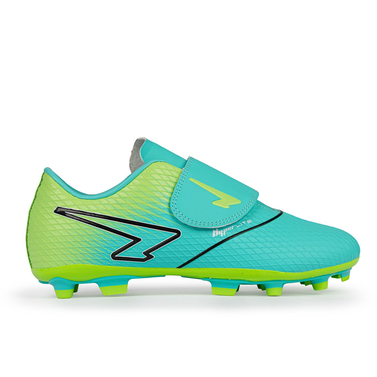 Sfida Equaliser V Strap Junior Football Soccer Boots - Aqua/Lime (Childrens/Kids)-0