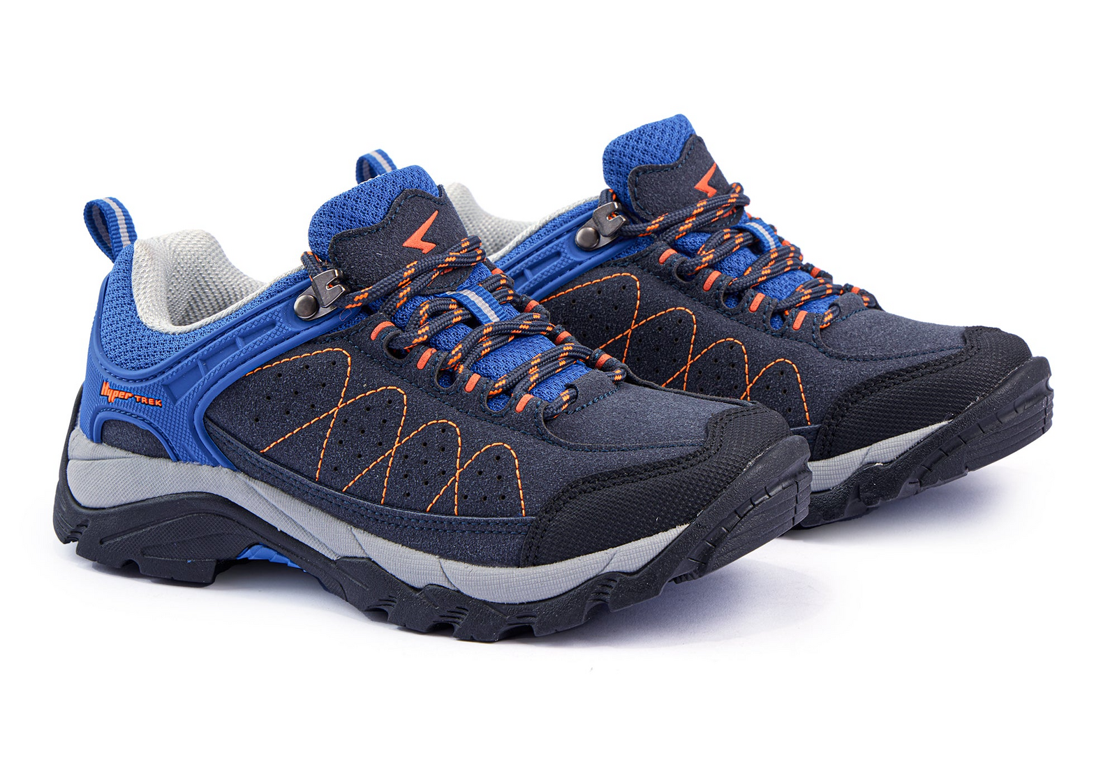 SFIDA Pioneer Boys Outdoor Hiking Outdoor Kids Shoes Sneakers in Navy/Royal/Orange-0