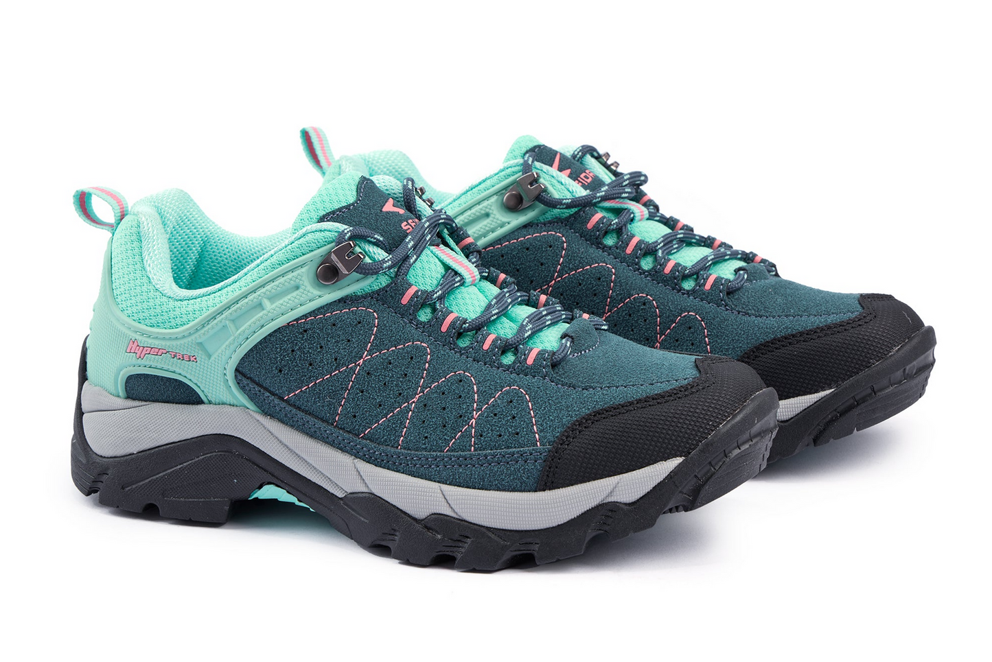 SFIDA Pioneer Girls Outdoor Hiking Outdoor Shoes in Denim/Mint/Pink-0