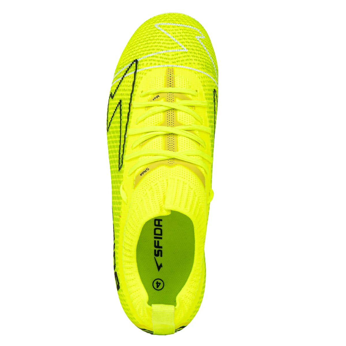 SFIDA Pulse Junior Sock Football/Soccer Boots in Citrus