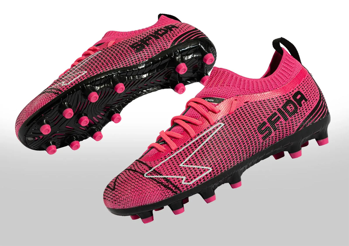 SFIDA Pulse Junior Sock Football/Soccer Boots in Pink