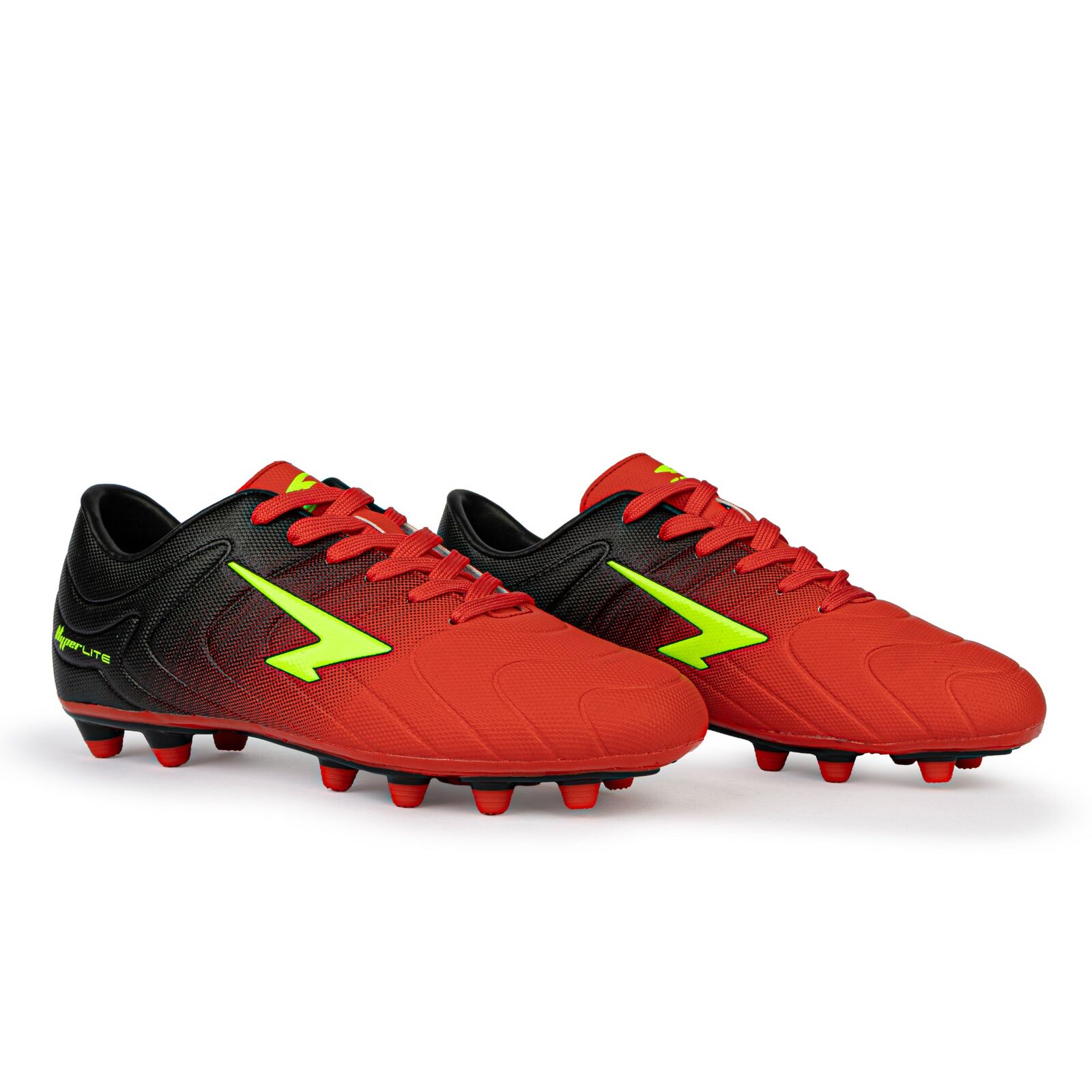 Sfida Velocity Junior Soccer Football Boots - Red/Yellow/Black (Childrens/Kids)-3
