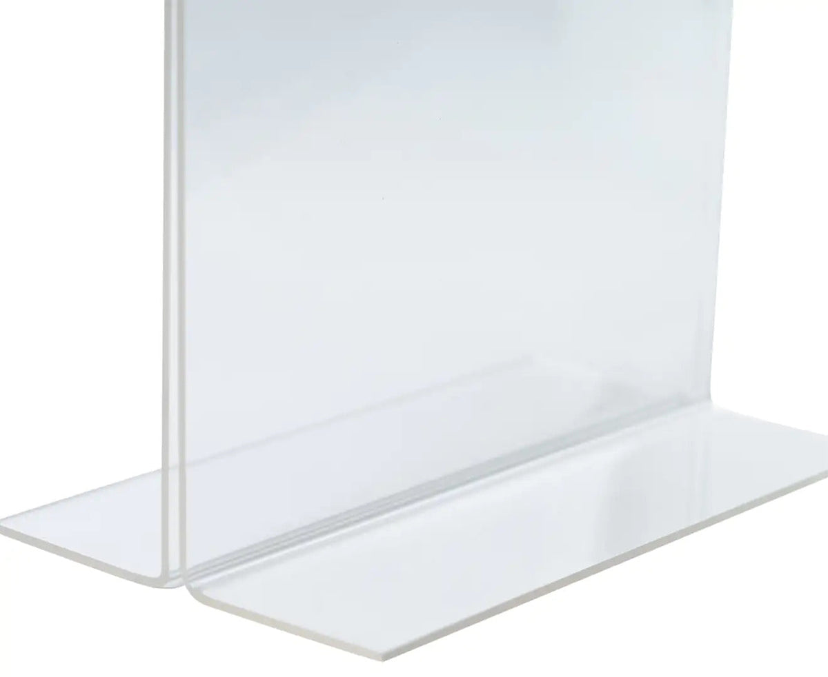 Sandleford DL Double-sided T-Shape Sign Holder Portrait W11cm x D8cm x H22cm