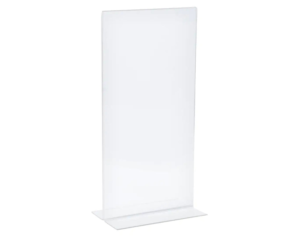 Sandleford DL Double-sided T-Shape Sign Holder Portrait W11cm x D8cm x H22cm