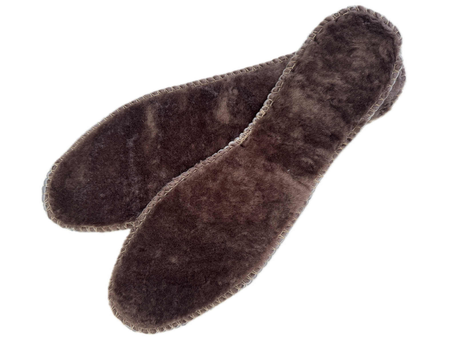 Australian Sheepskin Insoles for UGG Boots Slippers Shoes Flexible Warm & Soft - Brown-0