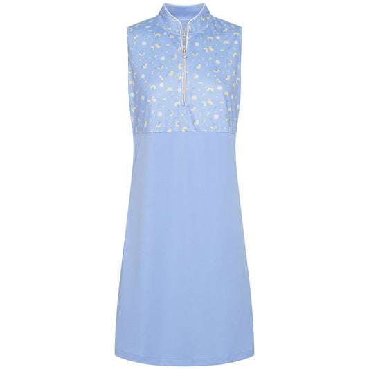 Sporte Leisure Fleur Ladies Dress Dri Fit Sleeveless - Wedgewood-0