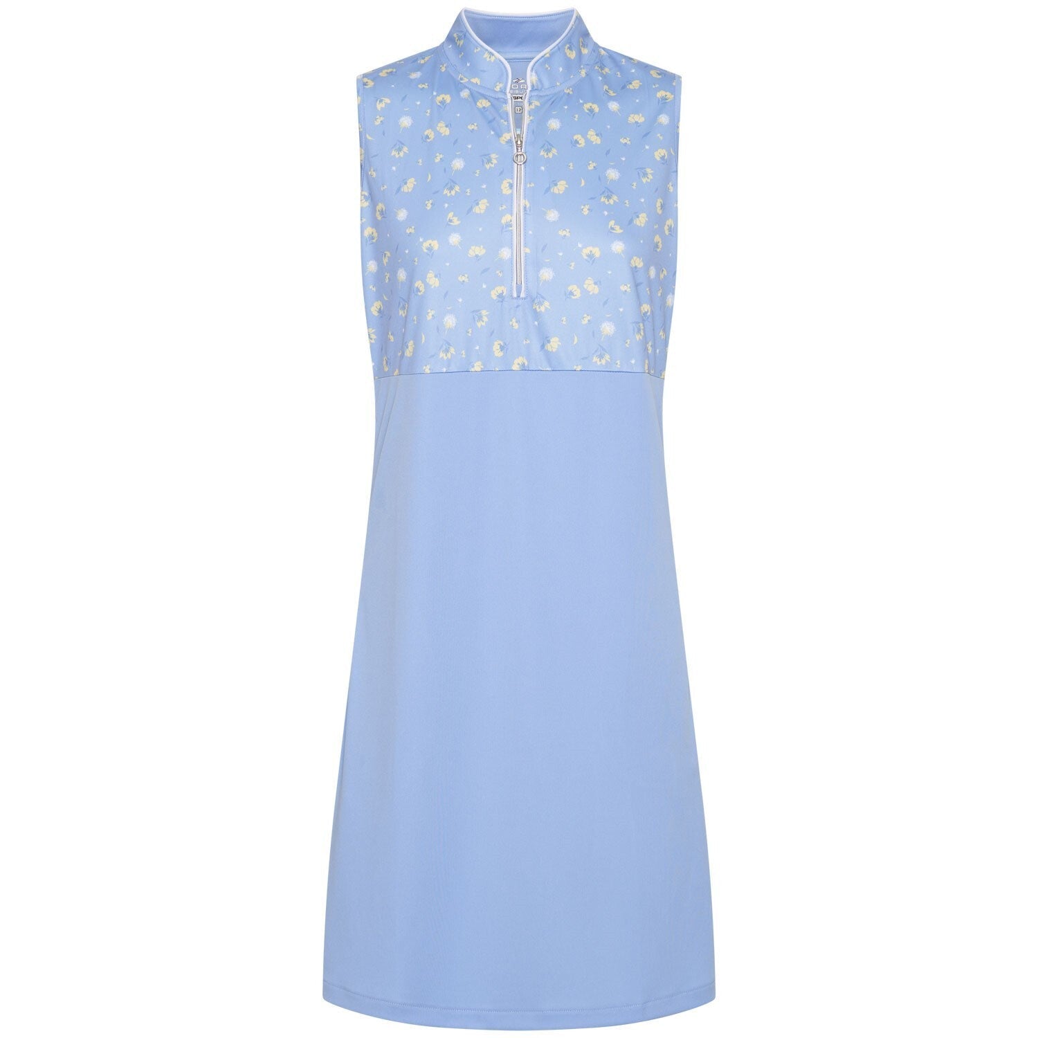 Sporte Leisure Fleur Ladies Dress Dri Fit Sleeveless - Wedgewood-1