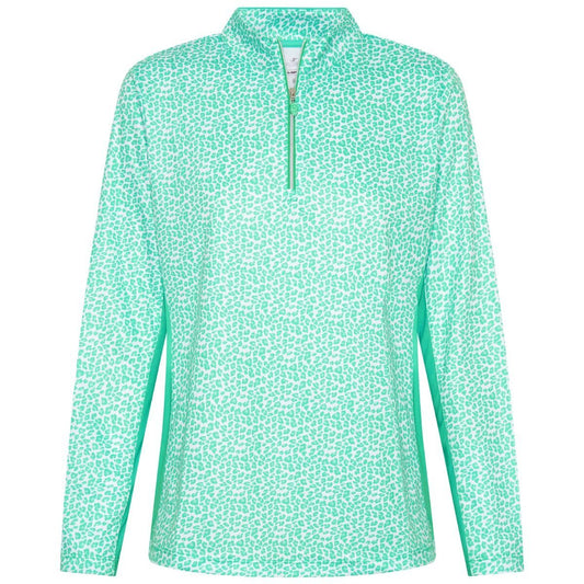 Sporte Leisure Ladies Minnie Golf Polo Top in Beach Glass Green-0