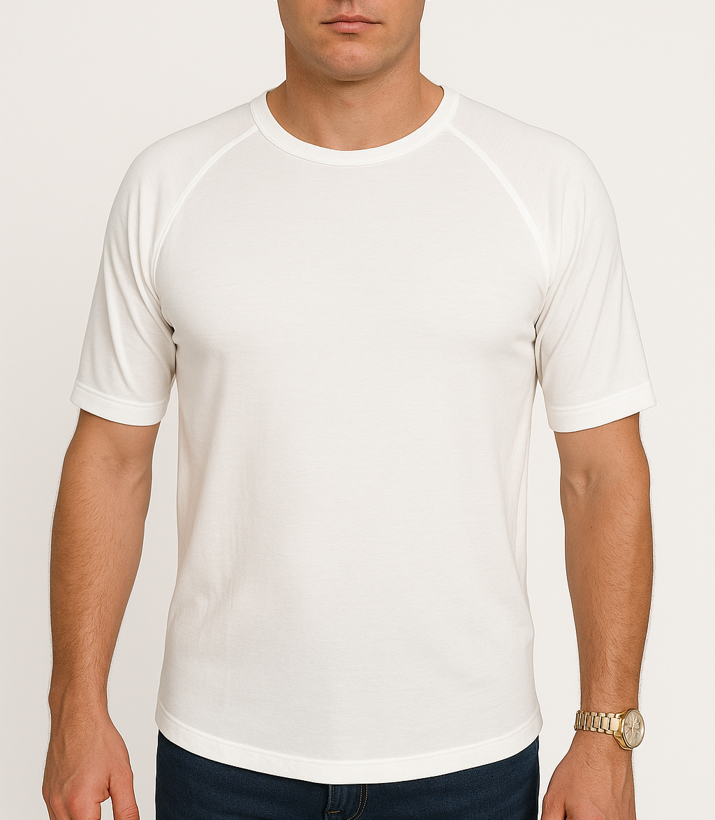 Mens Merino Wool Blend Short Sleeve Thermal Top Underwear Thermals Base Layer-10