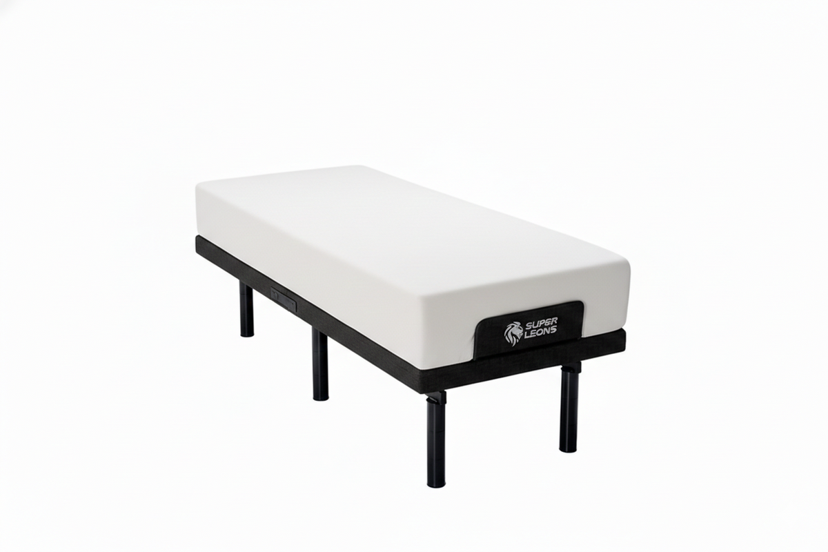 Premium Memory Foam Mattress w/ Organic Cotton Fabric - Half Queen
