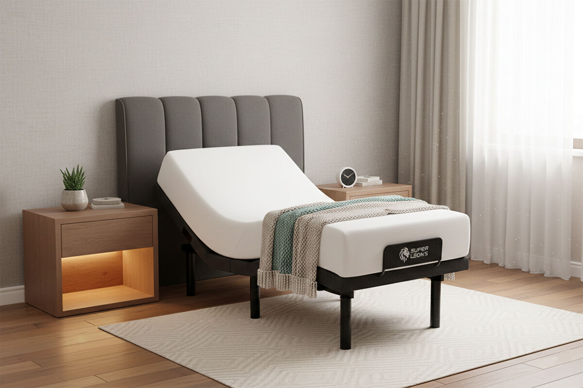 Premium Memory Foam Mattress w/ Organic Cotton Fabric - Half Queen