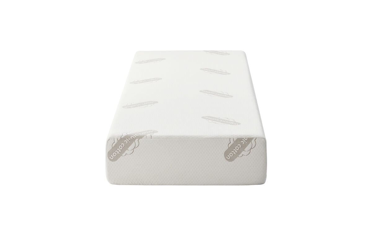 Premium Memory Foam Mattress w/ Organic Cotton Fabric - Half Queen