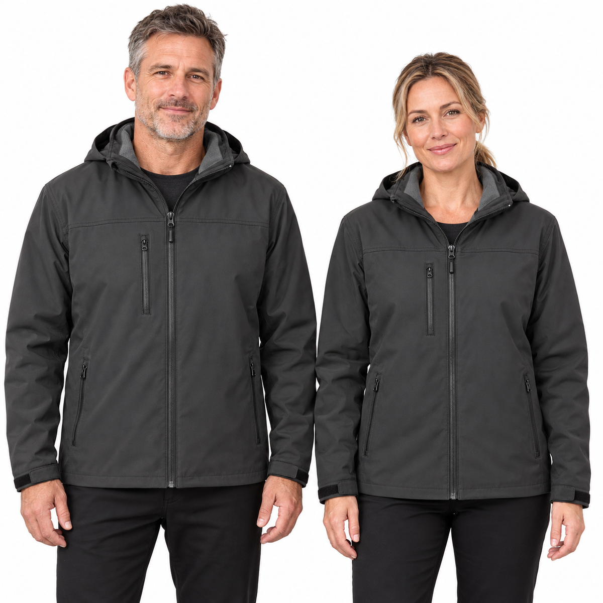 Sporte Leisure Unisex Hotham 100% Waterproof Fleece Lined Jacket in Graphite