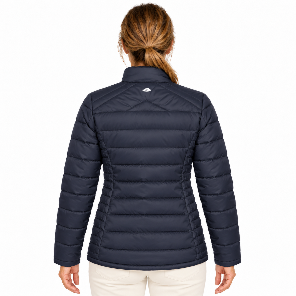 Sporte Leisure Womens "Whistler" Puffer Soft-Tec Quilted Jacket in Midnight Navy