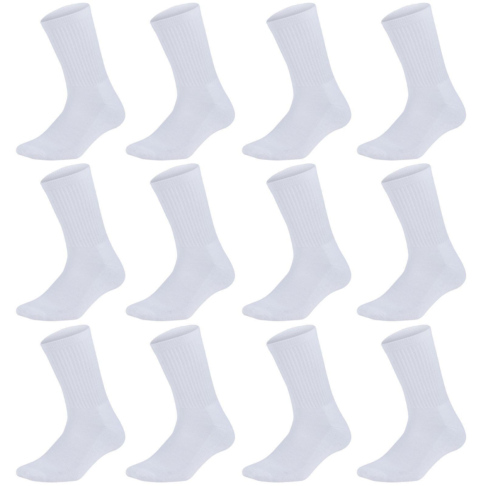 12 Pairs Bamboo Socks Unisex Premium Fiber Sock Super Soft Crew-4