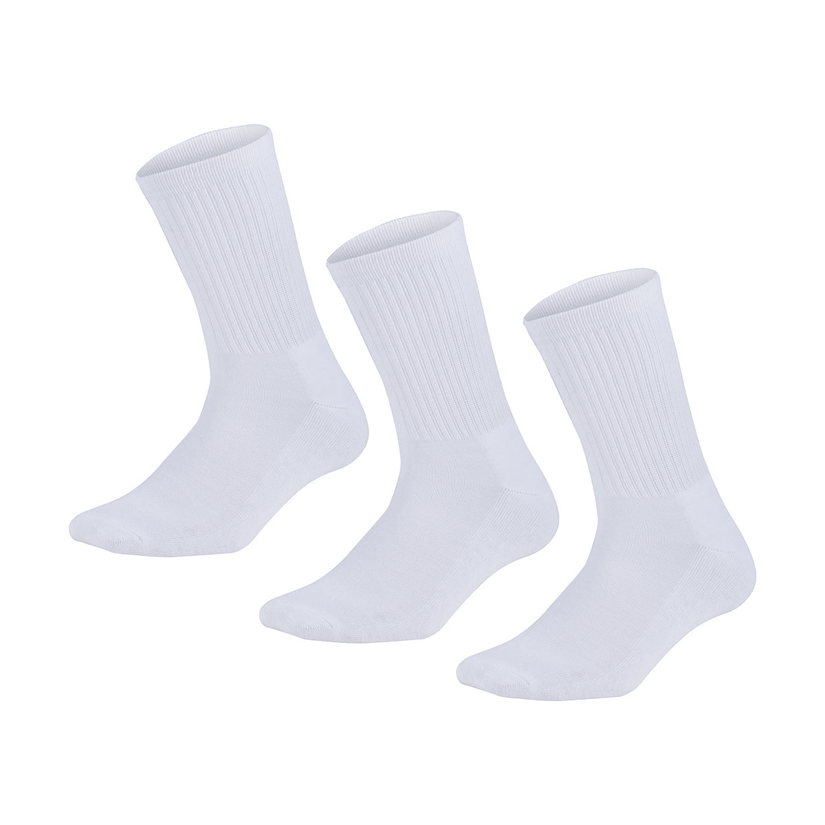 3 Pairs Bamboo Socks Unisex Premium Fiber Sock Super Soft Crew Tennis Sox-3