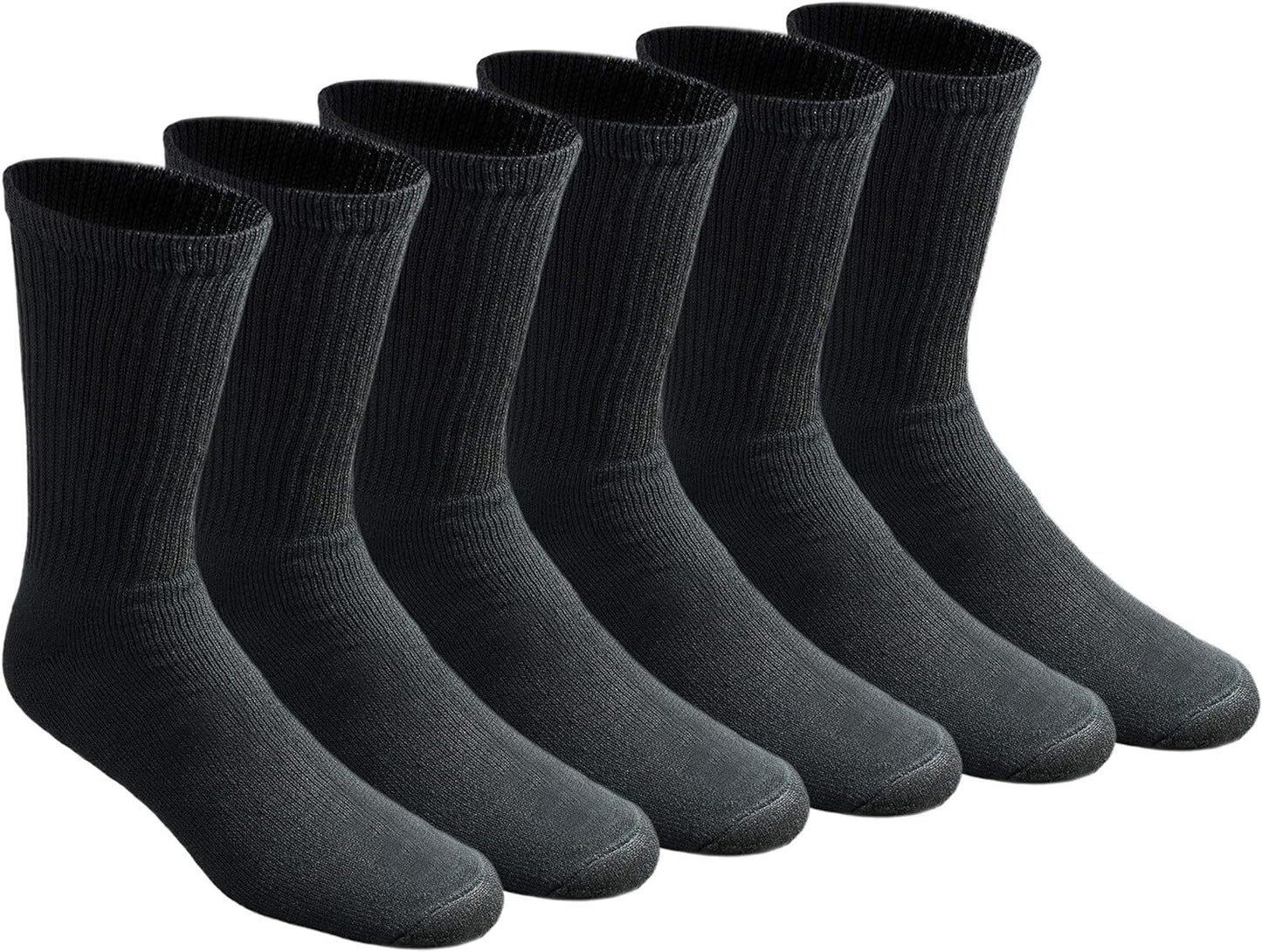 6 Pairs Bamboo Socks Unisex Premium Fiber Sock Super Soft Crew Tennis Sox-2