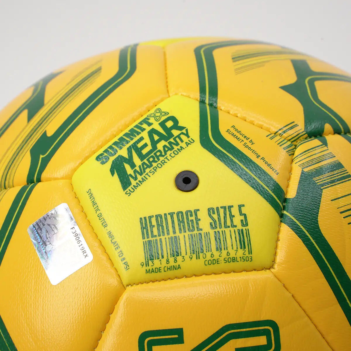 Summit Australia Socceroos Heritage Soccer Ball Size 5 - Officially Licensed