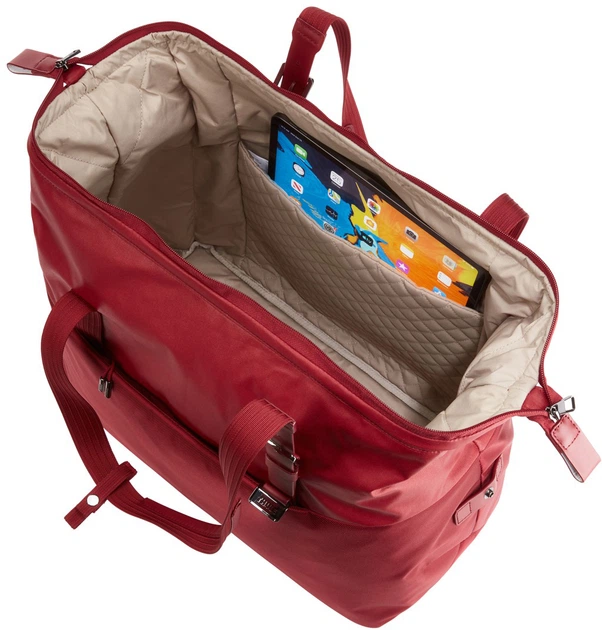 Thule 37L Spira Weekender Duffle Tote Travel Bag in Rio Red