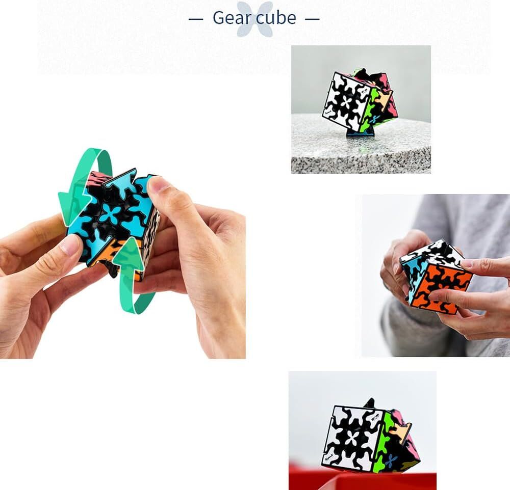 3x3 Square Speed Cube Pyramid Brain Teaser Puzzle Magic Educational Toy-3