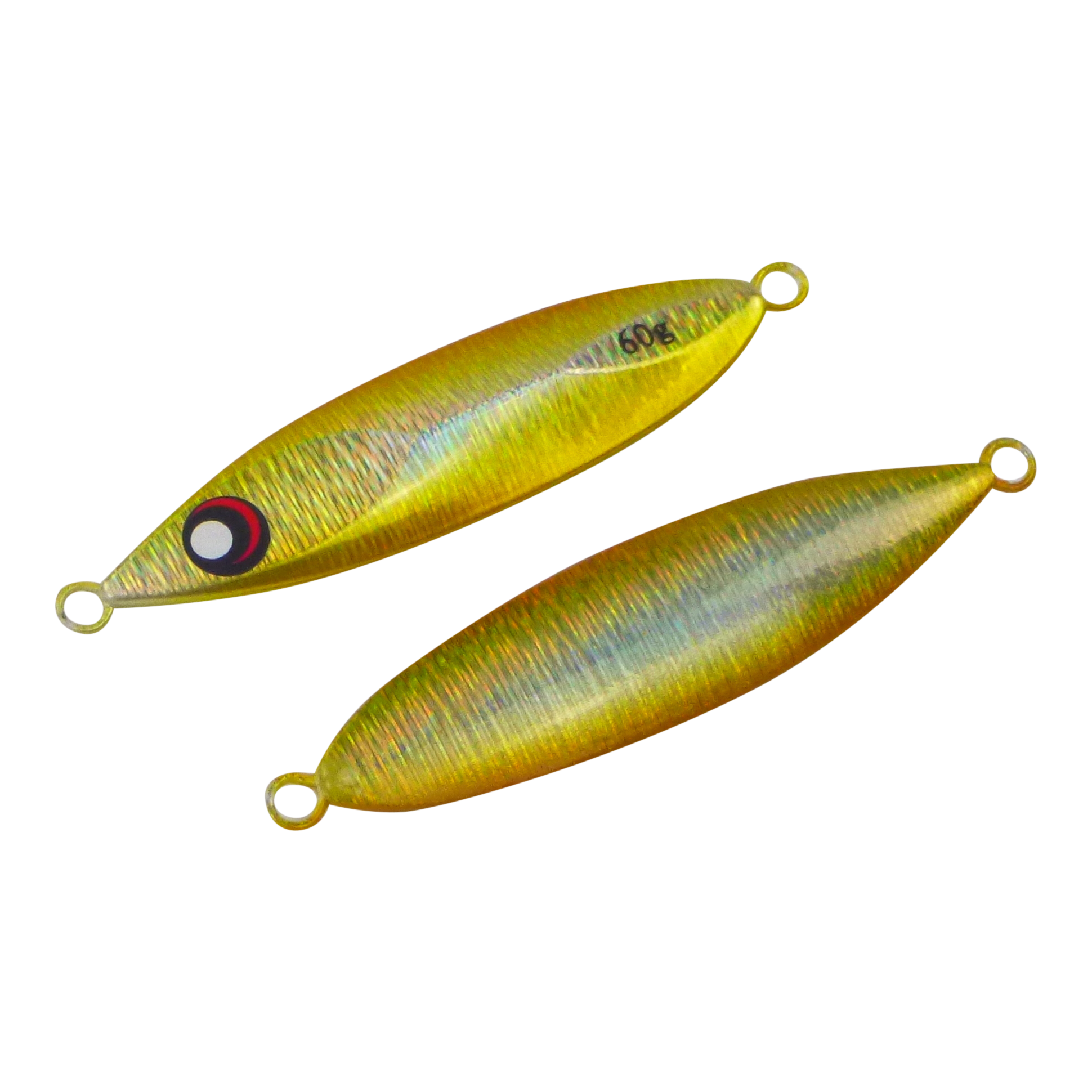 Finesse Slow Pitch Flutter Jig, 60gm, Gold Flash, 2 pack-0