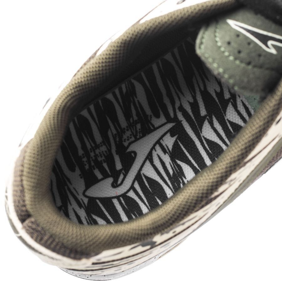 Joma Super Regate 823 Indoor Futsal Shoes Football Boots in Camo/Dark Green