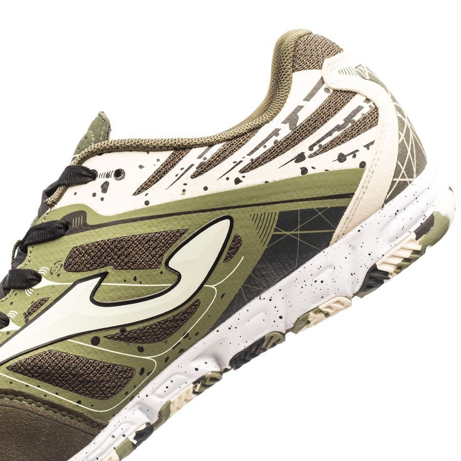 Joma Super Regate 823 Indoor Futsal Shoes Football Boots in Camo/Dark Green