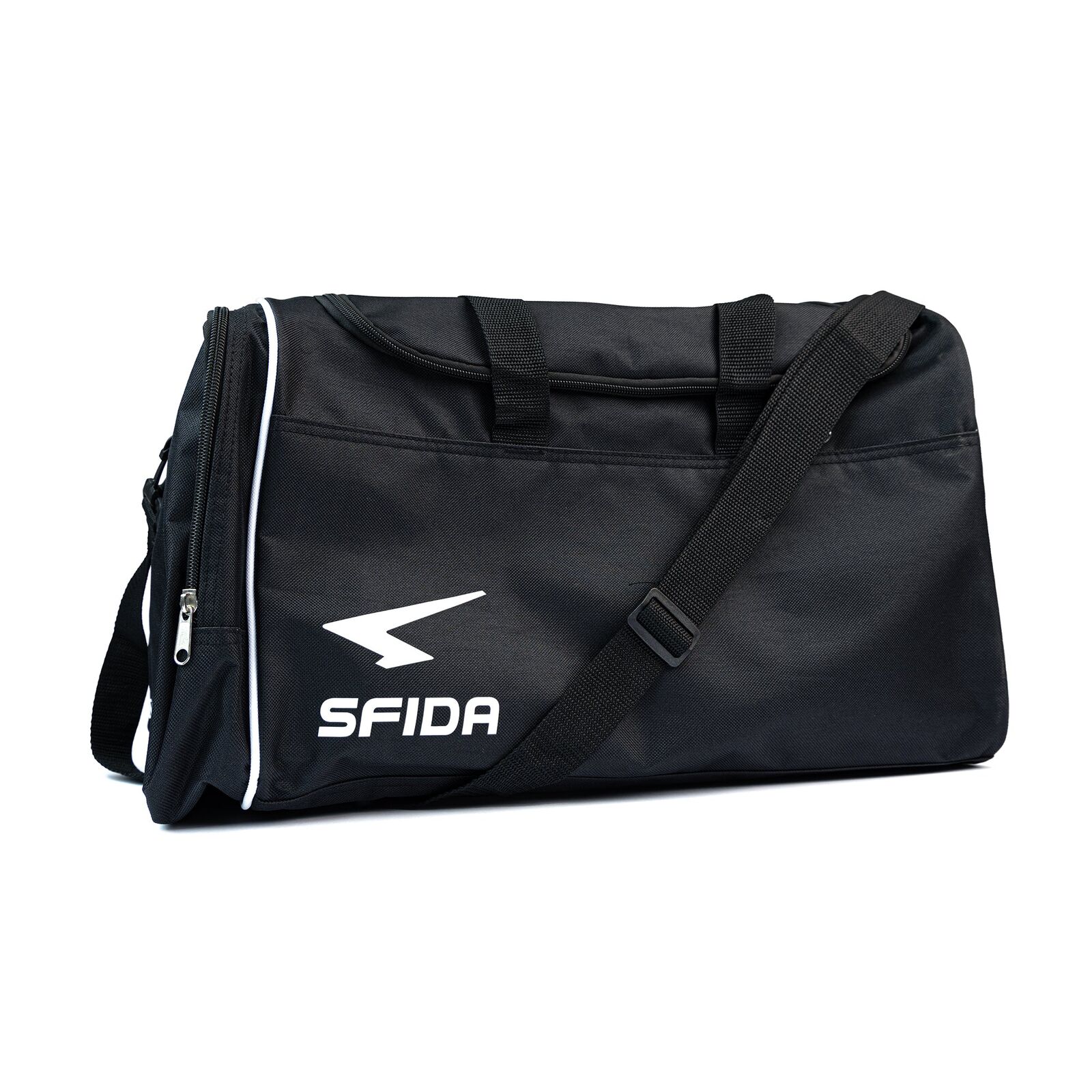 38L Sfida Sports Duffle Gym/Football/Soccer Bag in Black-0