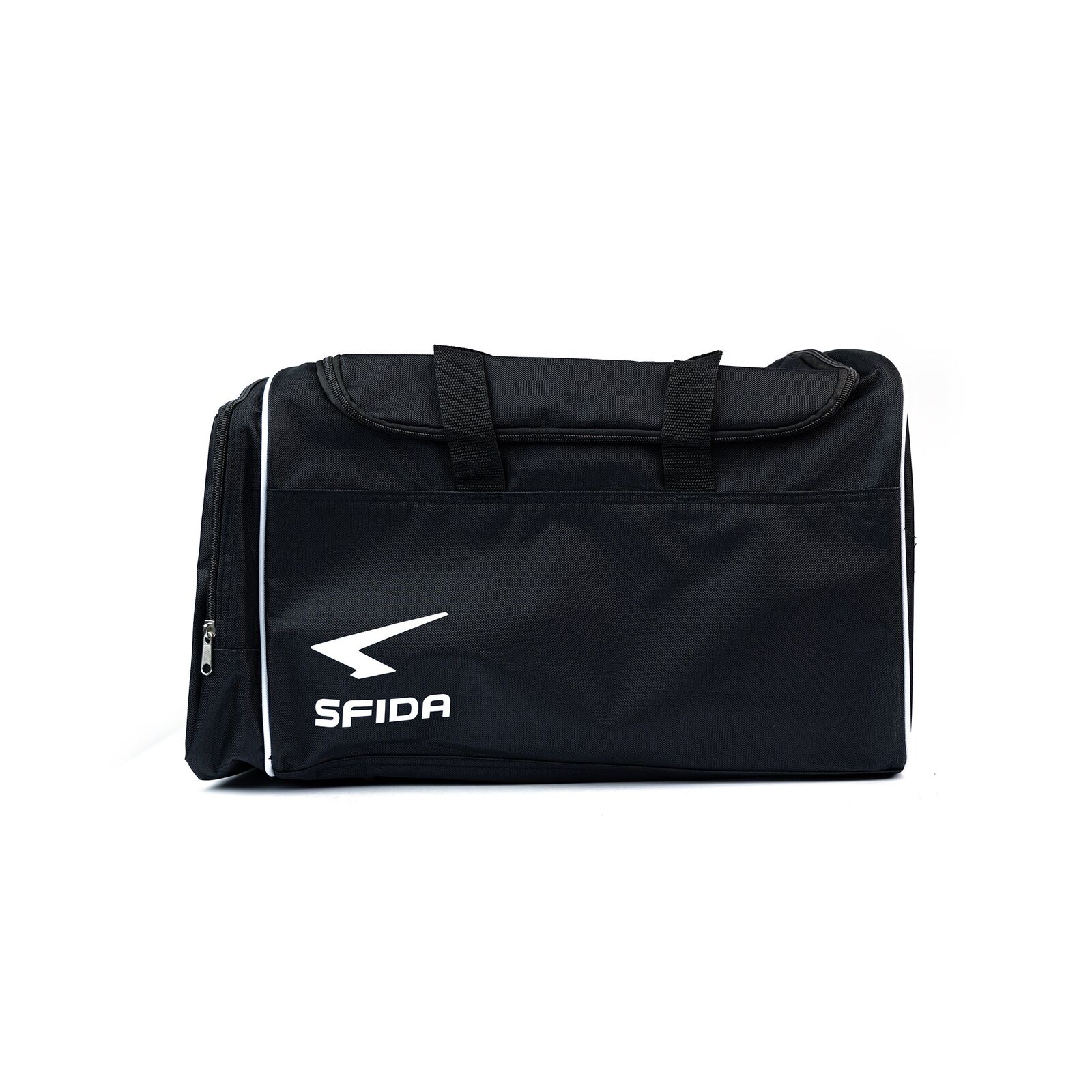 38L Sports Duffle Gym/Football/Soccer Bag w/ Shoe Storage Bag in Black-3