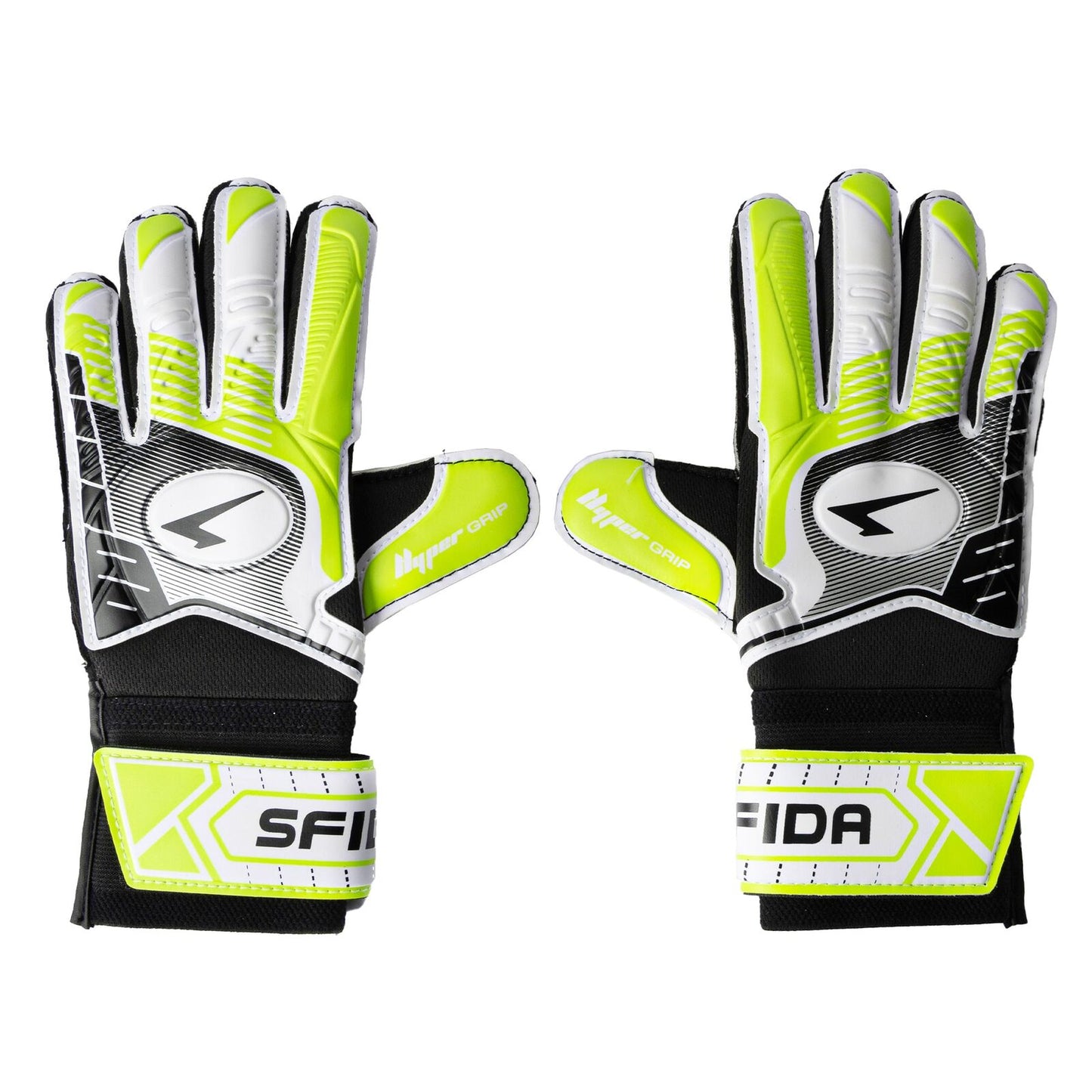 Sfida Competition Soccer Football Futsal Goalkeeping Gloves in Black/Lime