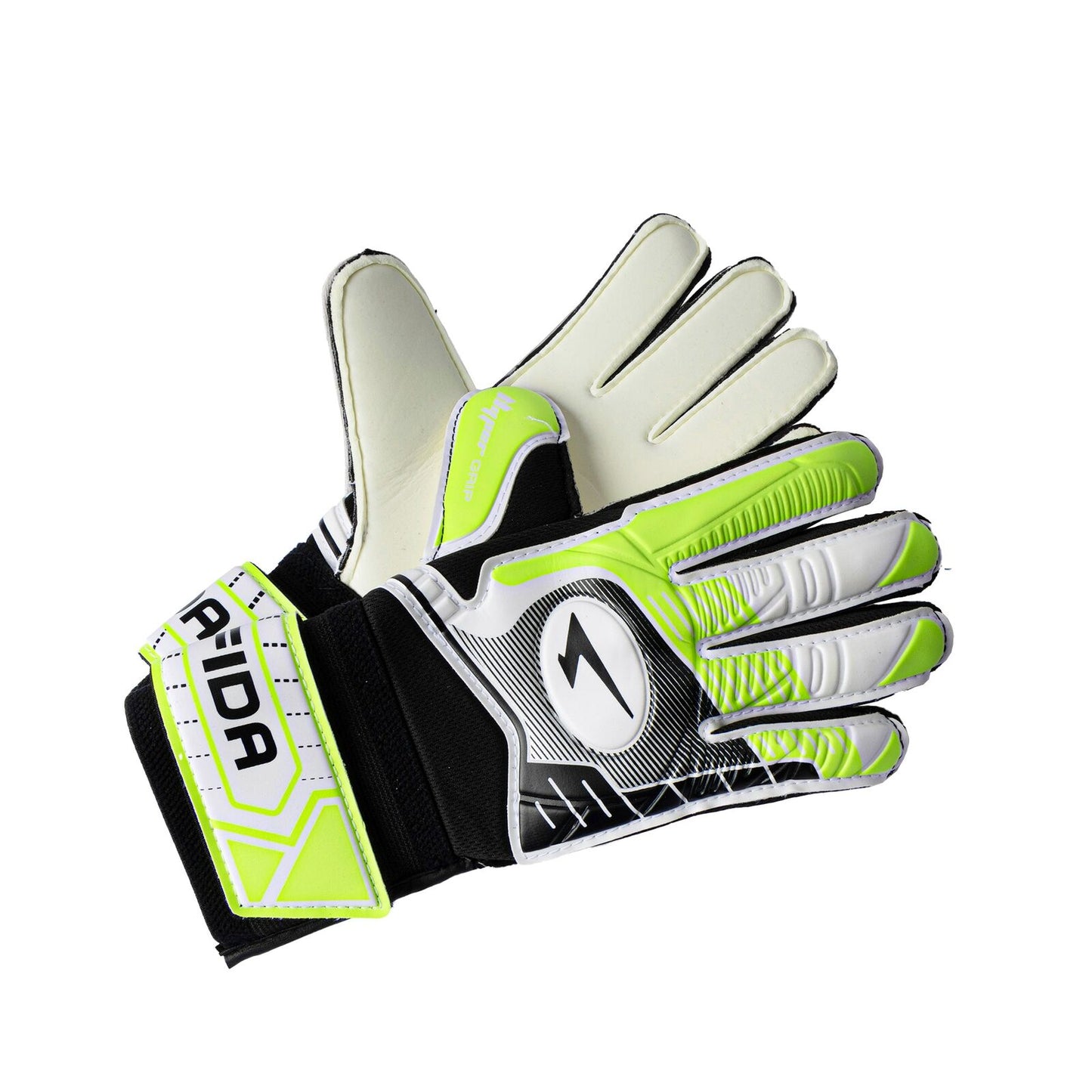 Sfida Competition Soccer Goalkeeping Gloves in Black/Lime (Futsal /Football)-2
