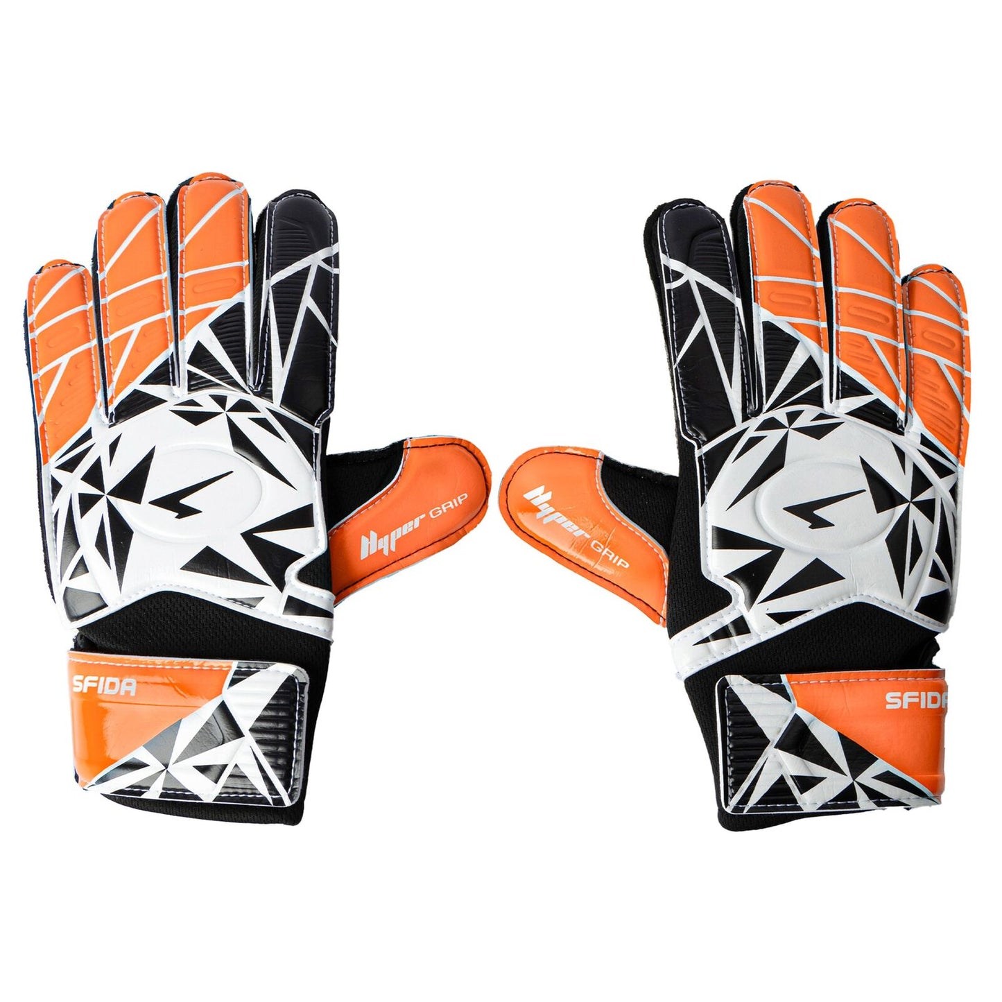 Sfida Training Soccer Football Futsal Goalkeeping Gloves in Black/Orange