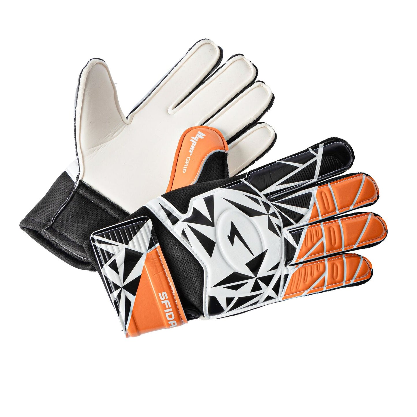 Sfida Training Soccer Goalkeeping Gloves in Black/Lime (Futsal /Football)-2