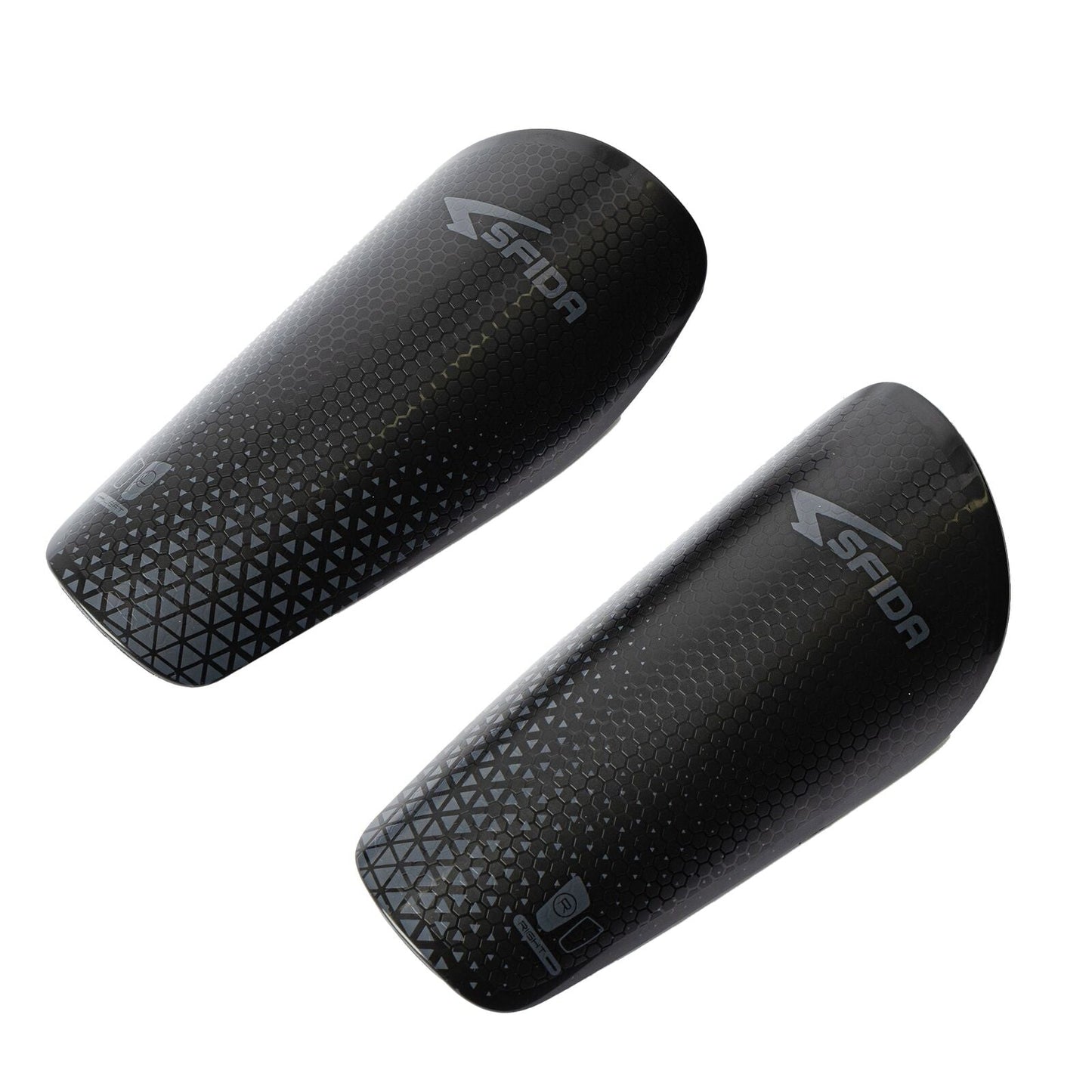 Sfida Soccer Slip-In Shinguard - Black/Grey (Football/Futsal)-3