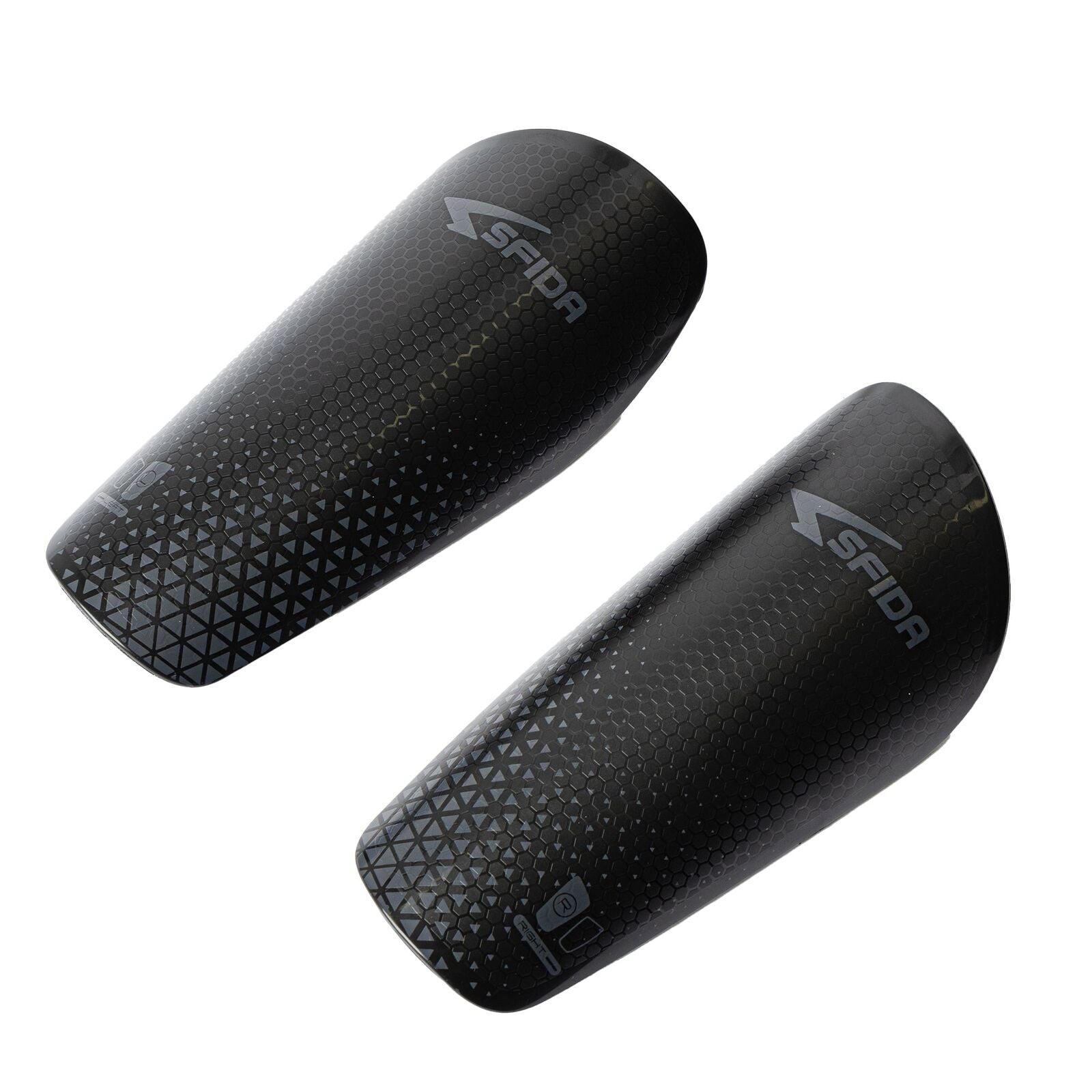Sfida Soccer Slip-In Shinguard - Black/Grey (Football/Futsal)-3